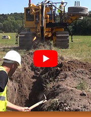 Vidéo Drainage agricole avec le drain enrobé FIBERDRAIN